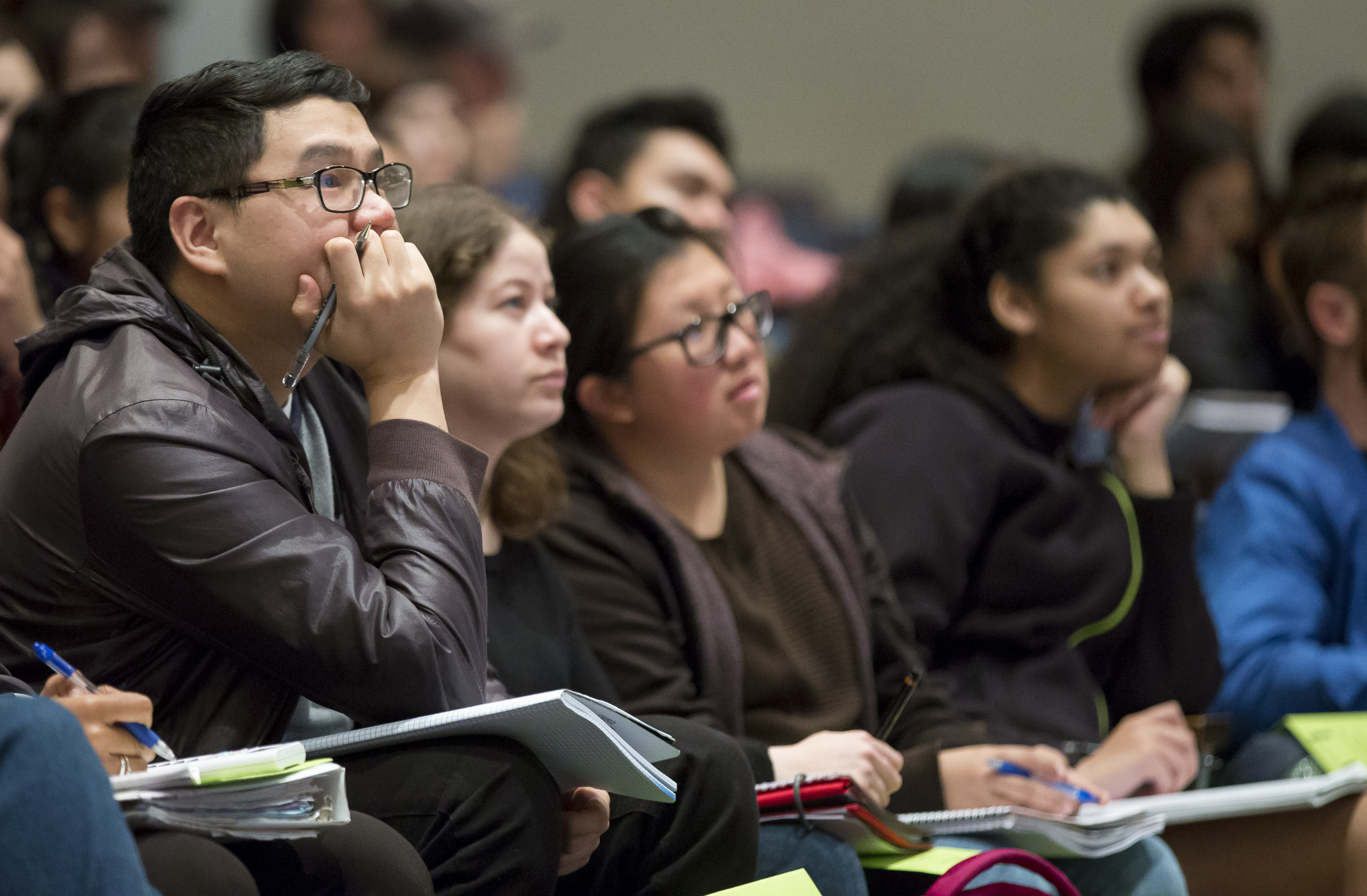 Students in a classroom